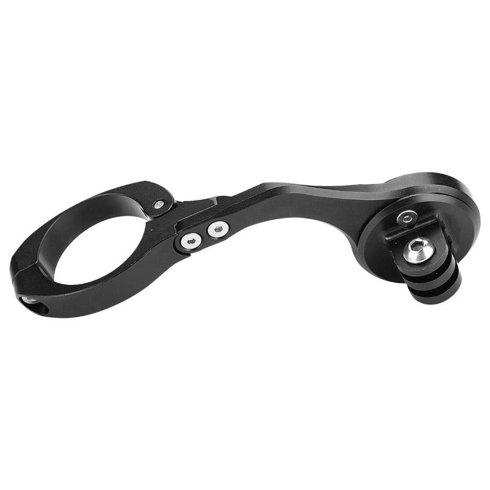 Aluminium Alloy Bicycle Odemeter Computer Extension Mount with Adapter Bike Accessory (Black)