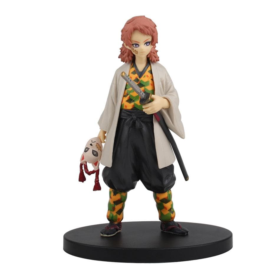 Anime 16CM Demon Slayer Kimetsu no Yaiba figure Kamado Tanjirou Action Figure Agatsuma Zenitsu Nezuko Warrior PVC Model Toys Sabito No Box