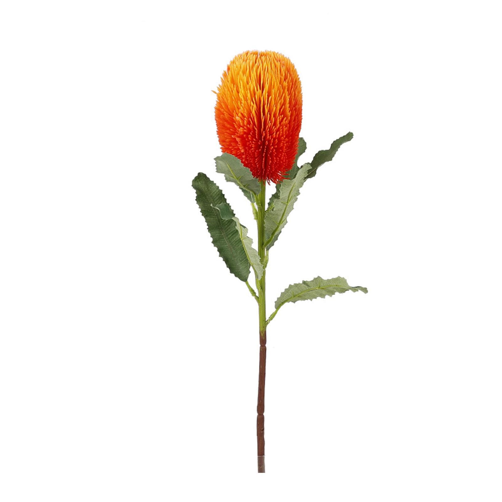 Artificial Banksia Flower Innovative Simulation Light Luxury Artificial Flowers Decorations for orange