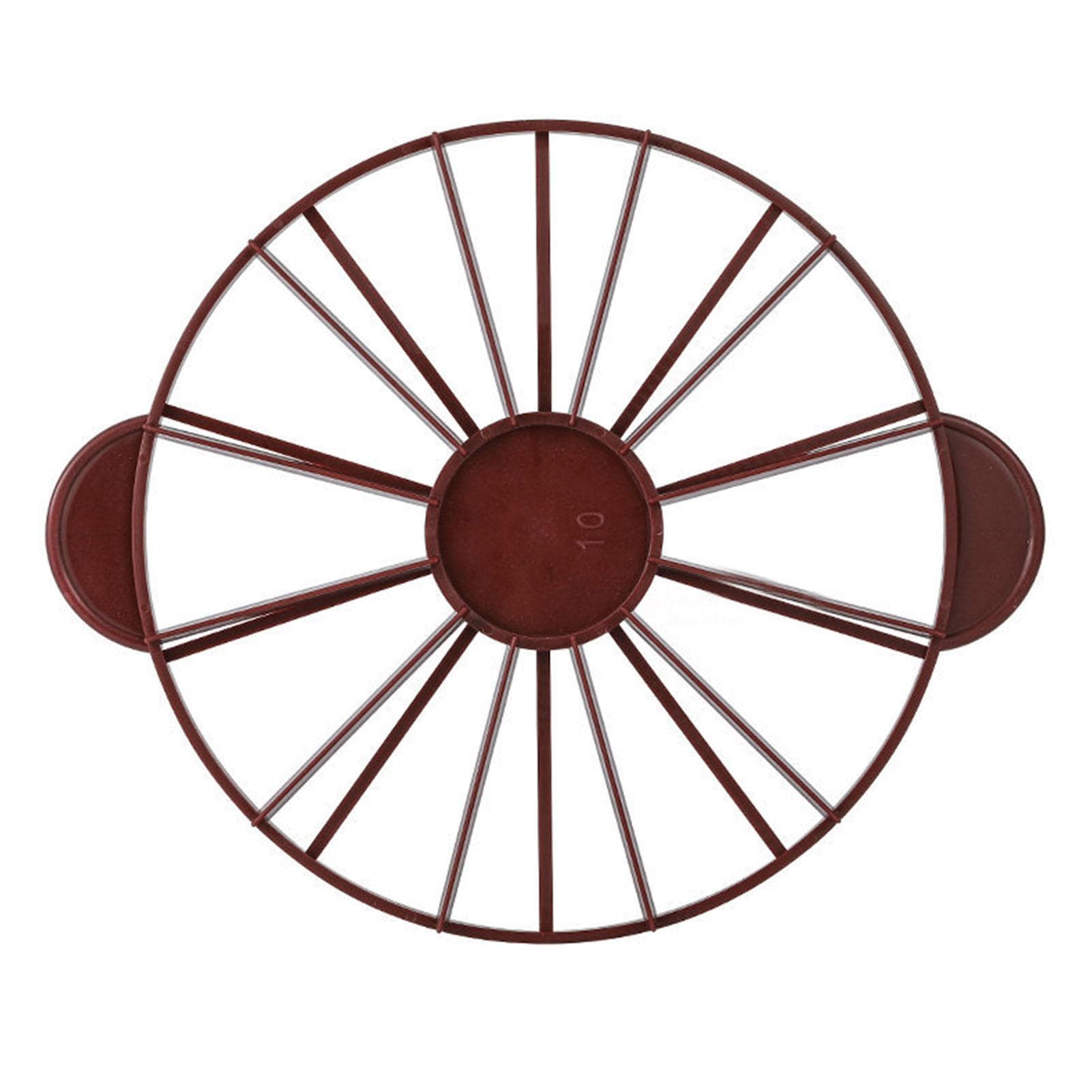 Cake Portion Marker Food Grade Round 10/12 Piece Cake Slice Marker Equal Portion Cutter Bread Cake red