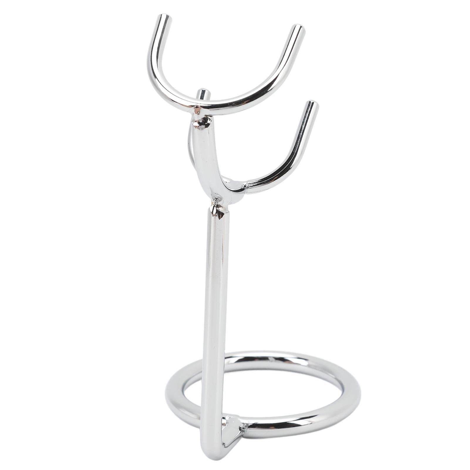 Stainless Steel Shaving Holder Stand Simple Universal Multifunctional Manual Shaving Brush Stand