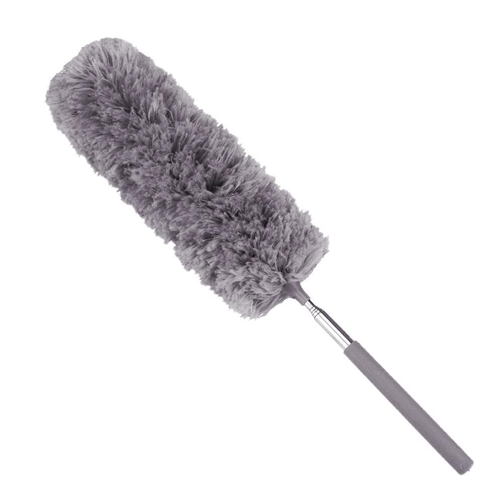 Duster Brush Clean Tool Bendable Stretch Extend Microfiber Feather Dusting Air-condition Household Kitchen Clean Tool gray