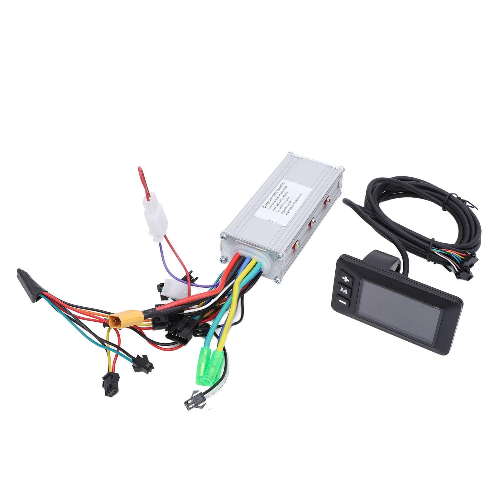 36V 48V 60V 500W 28A Electric Bike Controller Kit Aluminum Alloy Brushless Controller with G51 LCD