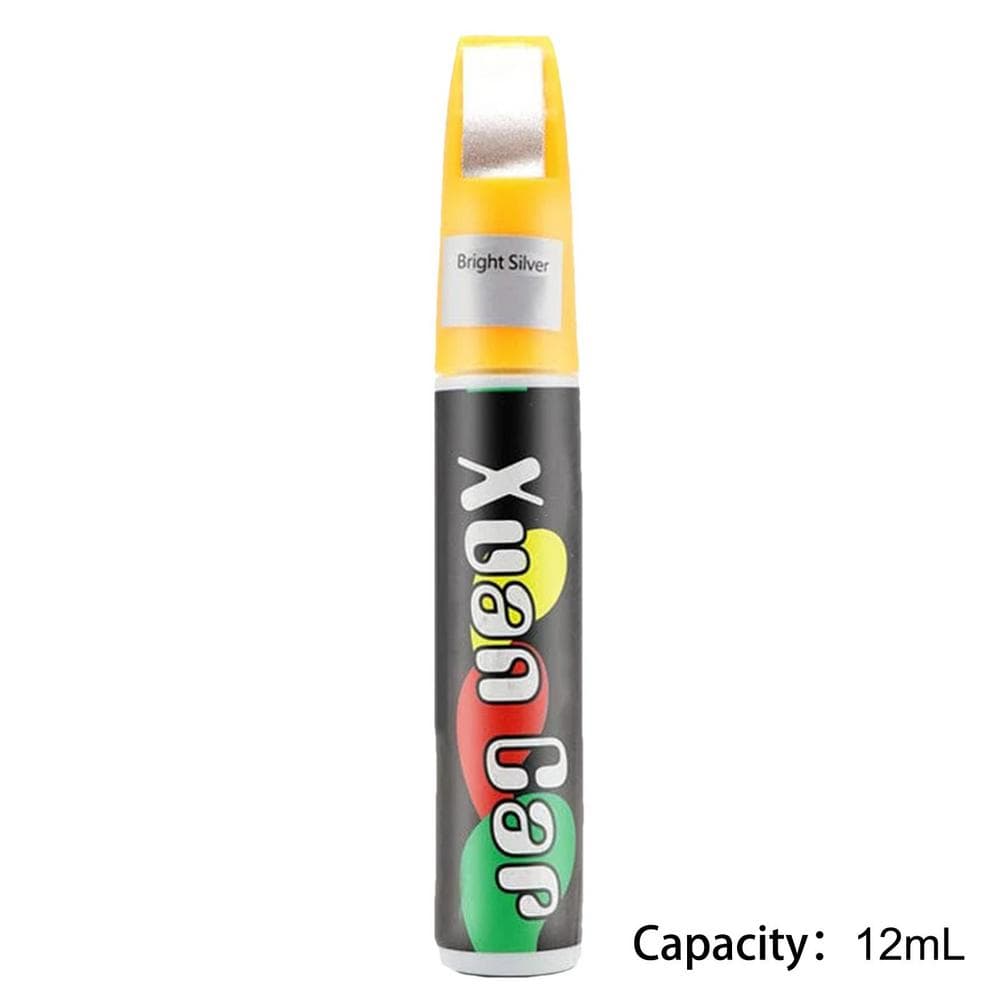 Scratch Remover Pen for Vehicles 12Ml Waterproof Automotive Paint Repair Quick Dry Pen Portable Repair Supplies Automobile Care silver