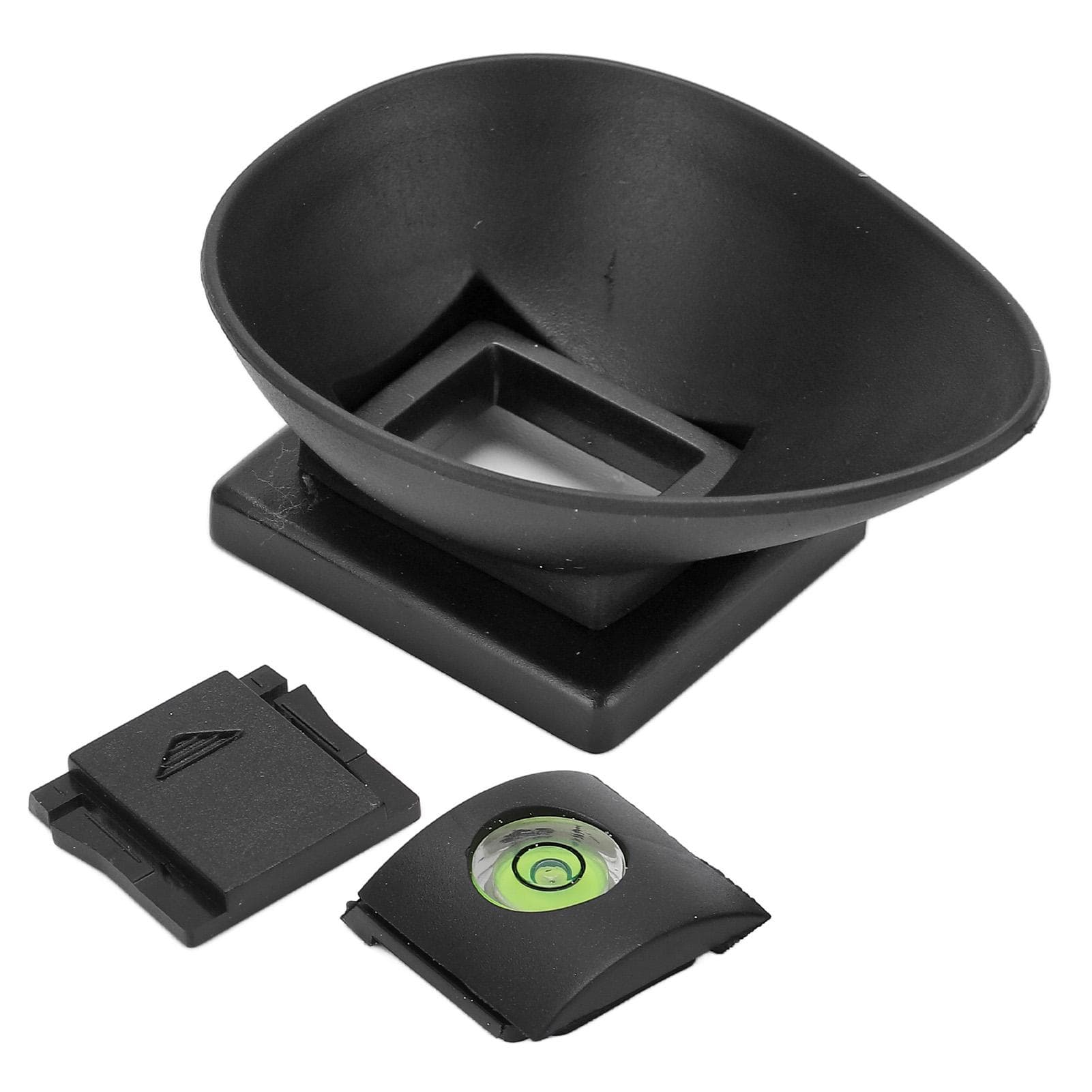 22mm Rubber Viewfinder Eyecup with Top Cold Shoe Cover Spirit Level for 5D2 5D 6D Camera
