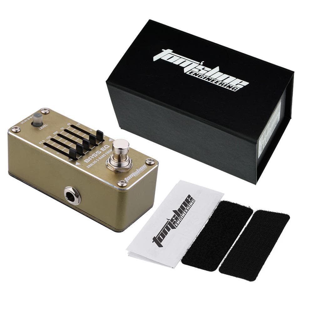 AROMA AEB-3 Bass EQ Analog 5-Band Equalizer Electric Guitar Effect Pedal !