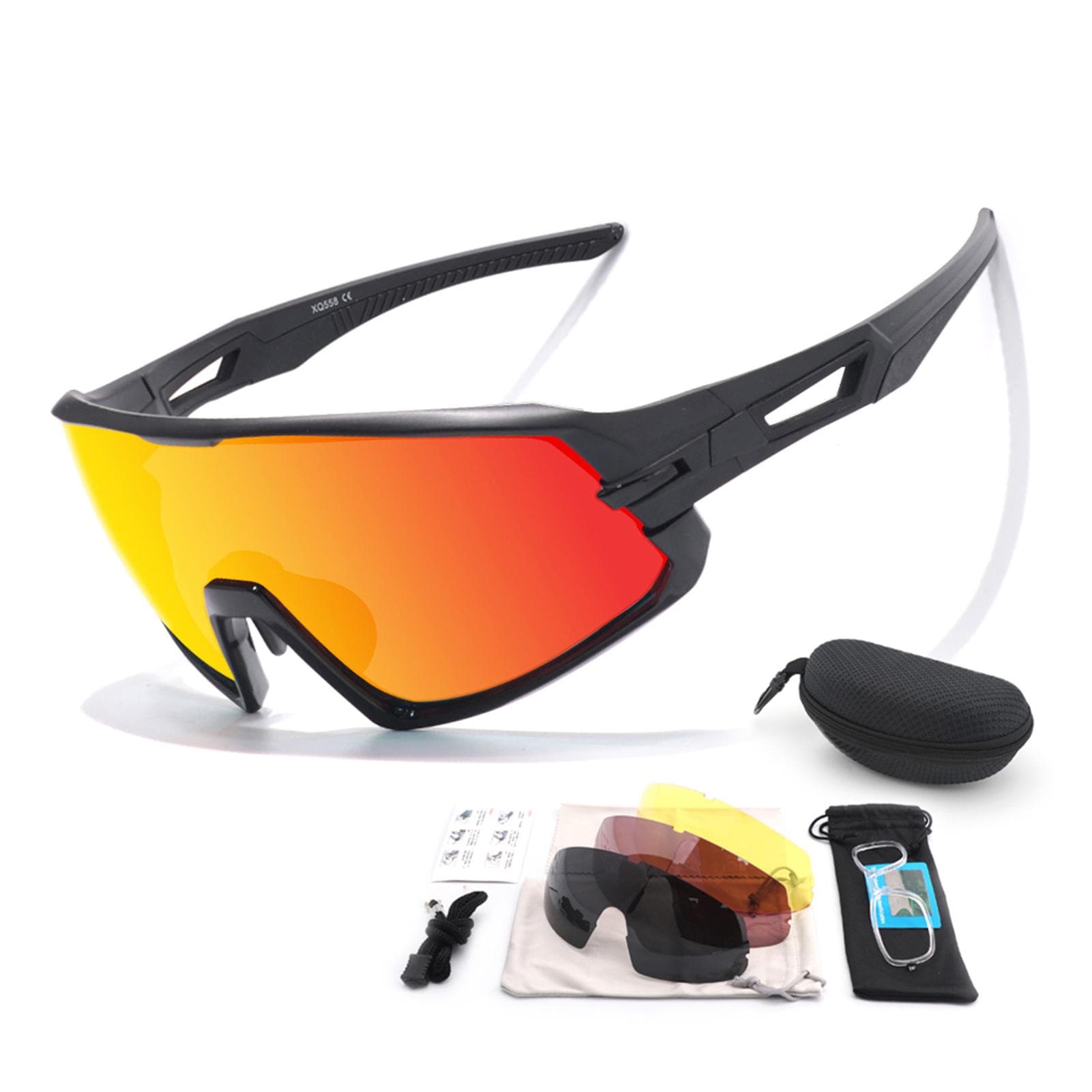 Sports Polarized Sunglasses UV Protection Cycling Sun Glasses for Men Women Cycling Fishing Running