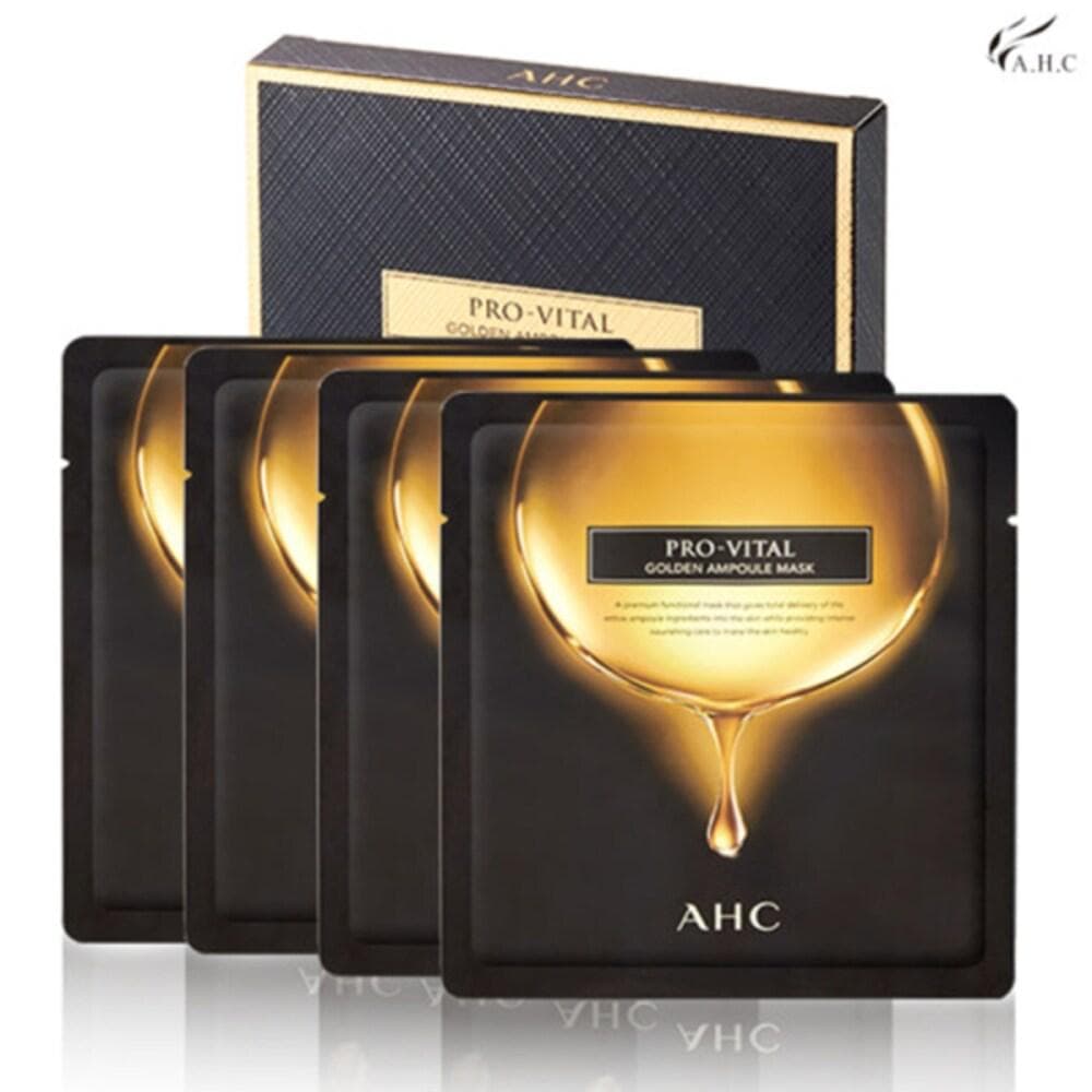 AHC Provital Golden Ampoule Mask 25g 4 high-adhesion cellulose mask sheets