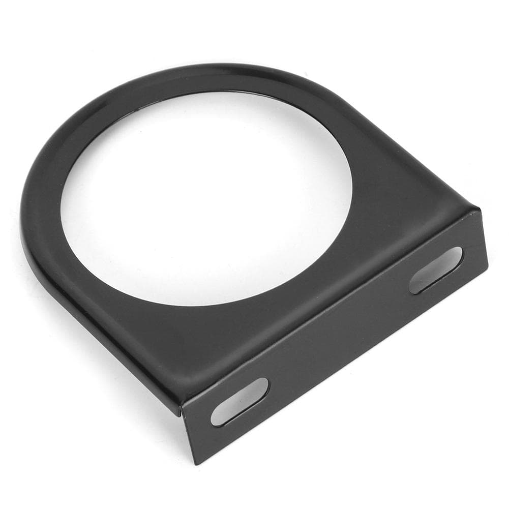 2in52mm Iron Gauge Mount Bracket Single Hole Meter Holder Stand Car Modification Black