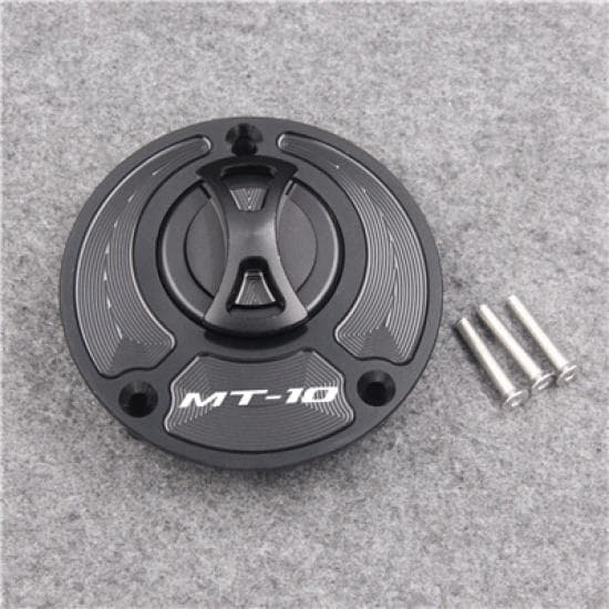 Keyless Motorcycle Fuel Gas Tank cap Cover For Yamaha MT10 MT 10 MT-10 2016-2018 black
