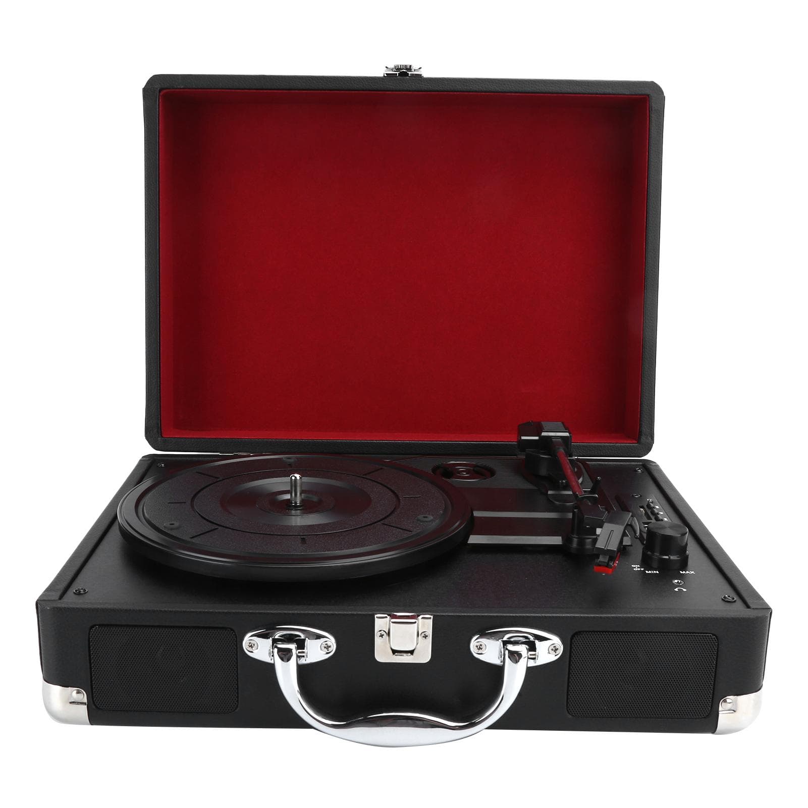 HYT01 Portable Vinyl Record Player 334578 Turntable USB Memory Card MMC UK Plug