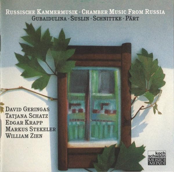 CD SOFIA GUBAIDULINA • VIKTOR SUSLIN • - In Croce (Russische Kammermusik = C 310091 Koch Schwann Mu 1991 Germany Classical Used