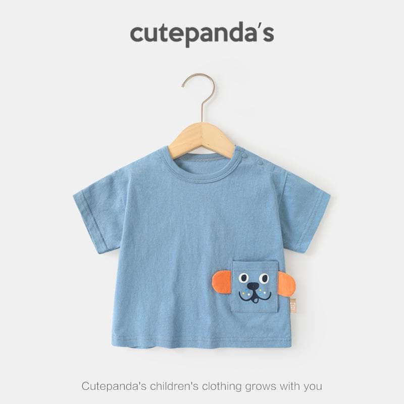 Baby Clothes Casual Short-sleeved T-shirts Summer Clothes Boys Girls Baby Children Children Summer Half-sleeved Tops 120cm