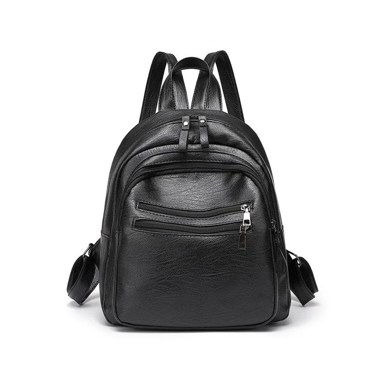 Fashionable and Versatile Backpack, Large-capacity Travel Student Lightweight Small Backpack black