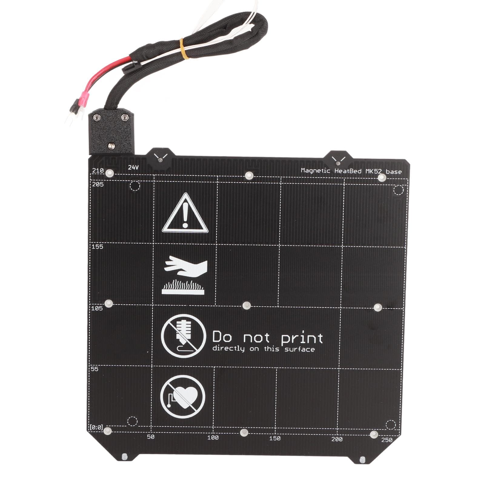For Prusa I3 MK3S MK2.5 Magnetic Hot Bed+Textured Layer Elastic Steel Plate for 3D Printer