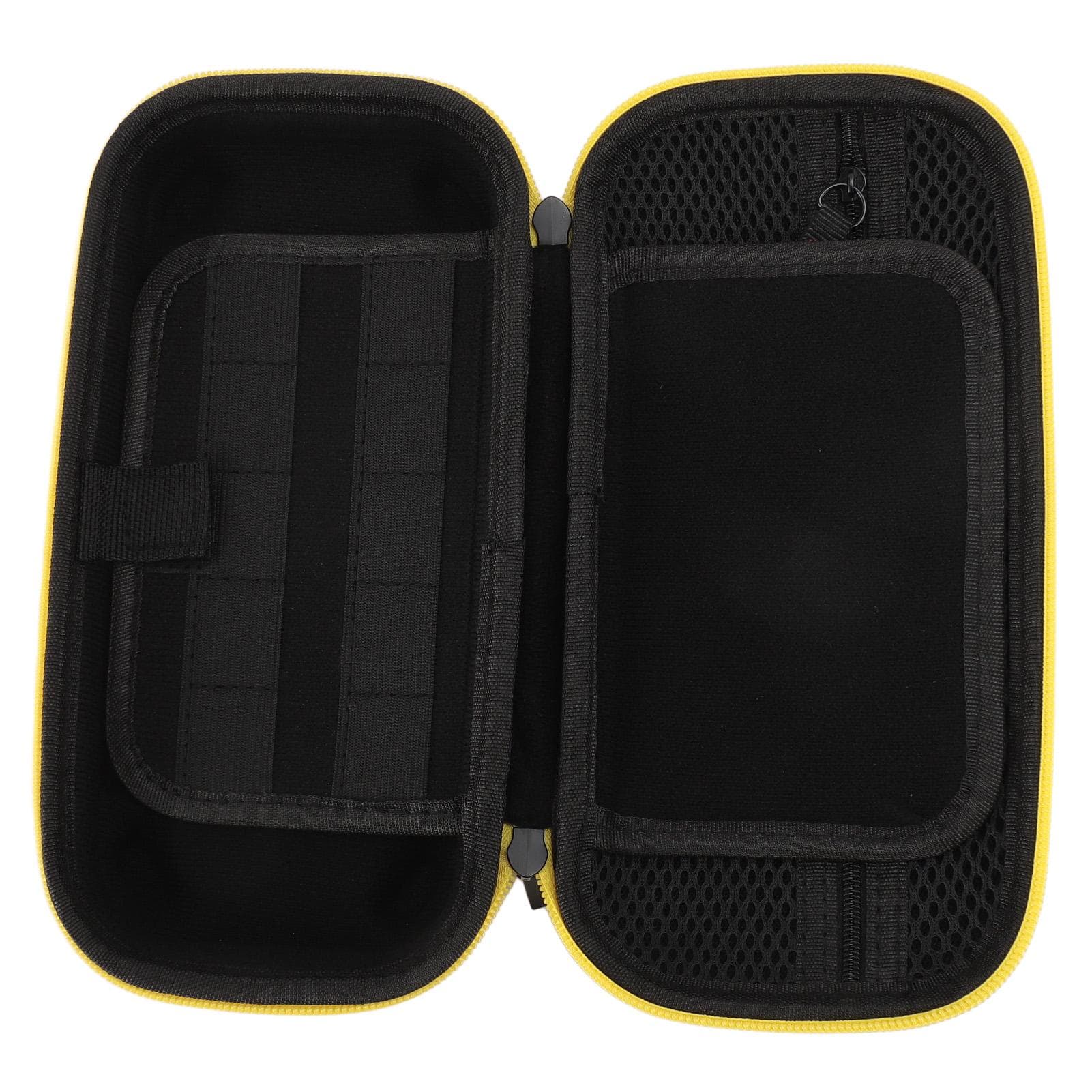 Carrying Case for Switch Lite Large Capacity Impact Resistant Hard Protective Cover Portable Hard yellow