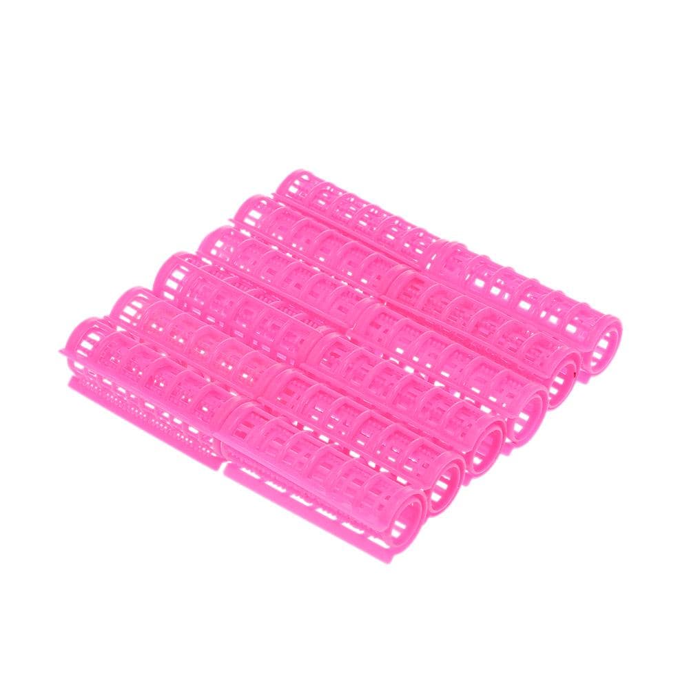 Plastic Curlers Hair Rollers for Hair Styling Hairdressing DIY Curling Tool 12PCS
