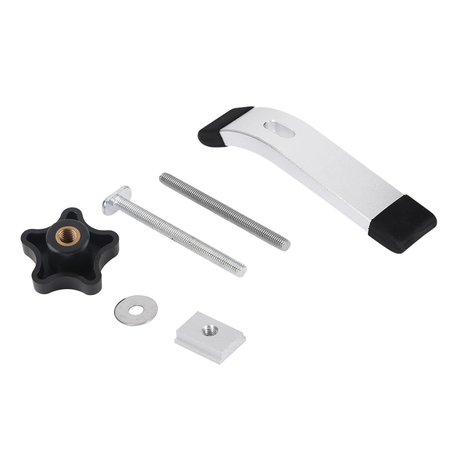 Metal Quick Acting Hold Down Clamp Set for T slot T Track Woodworking Tool