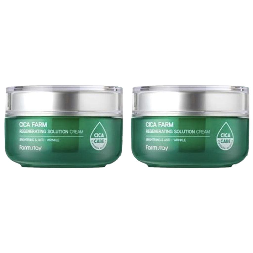 FARM STAY Cica Farm Regenerating Solution Cream 50ml (3 Options) 2pcs