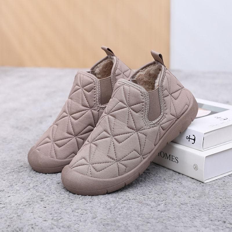 Winter Low Cut Women's Cotton Shoes with Plush Insulation, Cold Resistance, Wear Resistance, Soft Sole for One Foot 41
