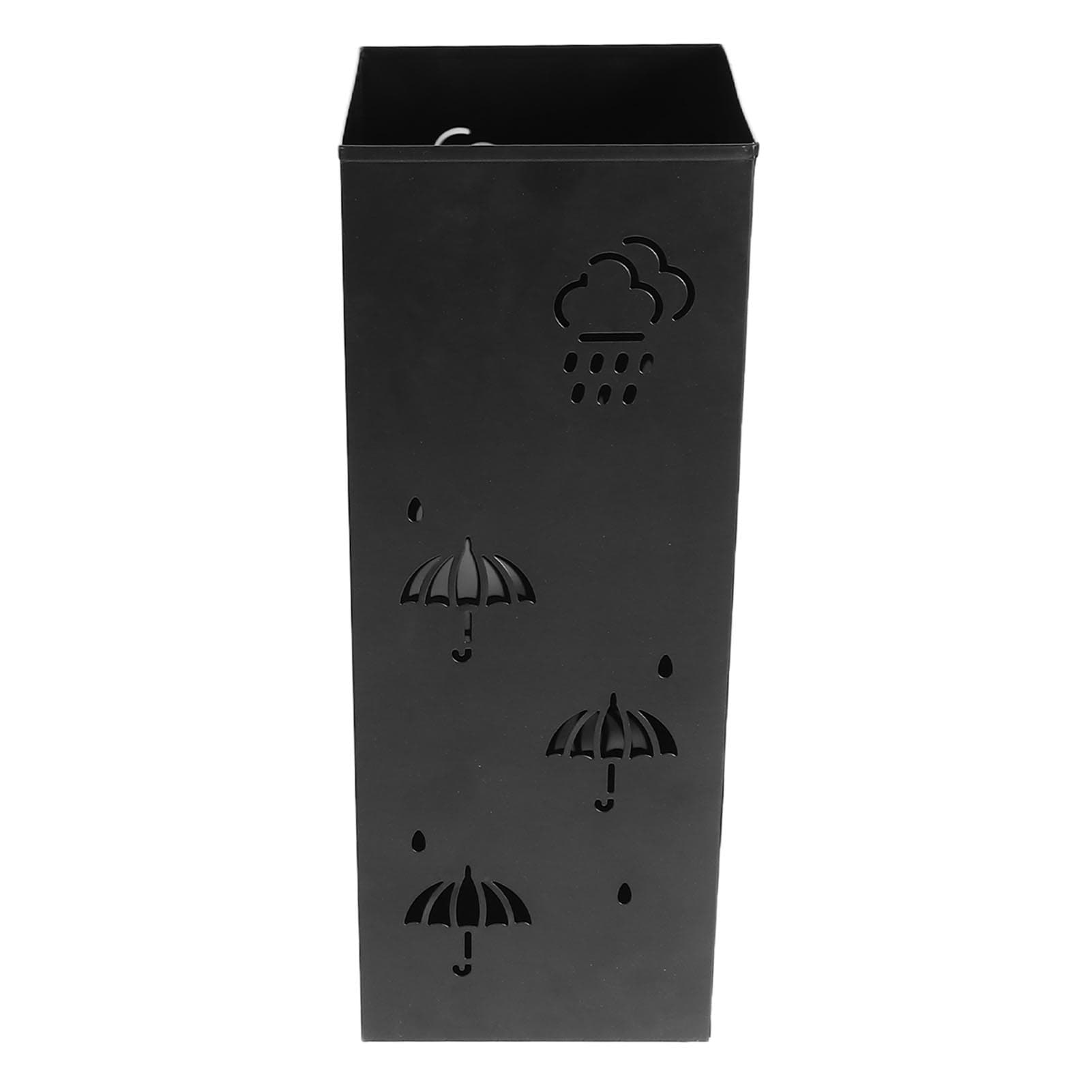Metal Umbrella Stand Multipurpose Stylish Hollow Design Auspicious Clouds Rustproof Umbrella black
