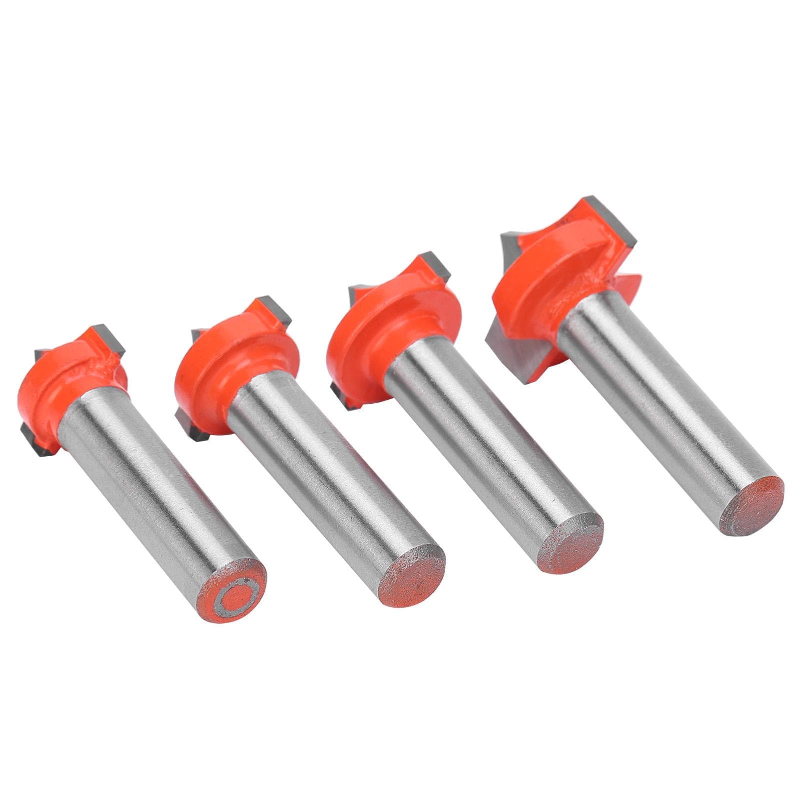 4Pcs Woodworking Router Bits Set 8 Shank SharpenNosed Engraving Machines Milling Cutter