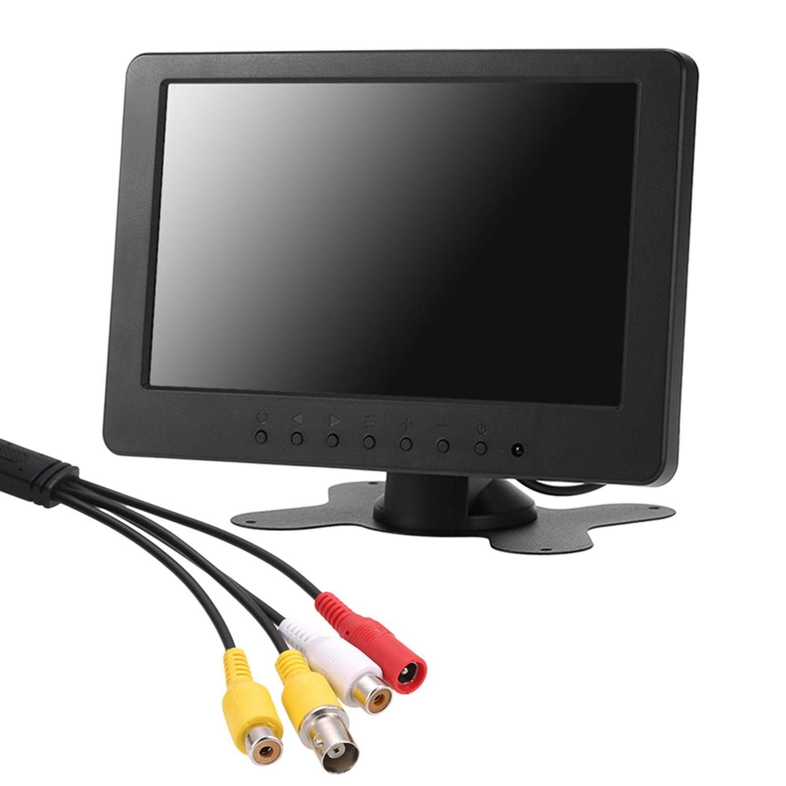 S701 7 inch  TFT LCD Monitor Screen 16:9 1024 * 600 BNC AV Video Audio for PC Security VCD DVD EU EU Plug