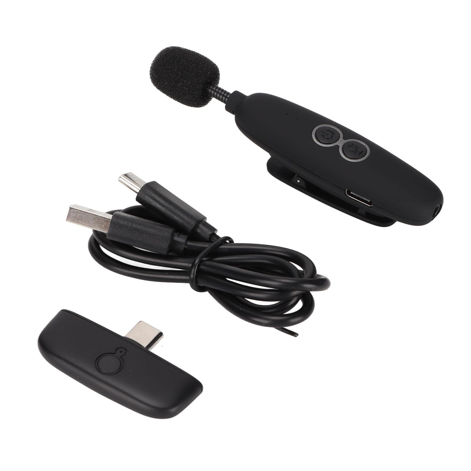 B56 Wireless Lavalier Microphone Lavalier Lapel Microphone for Mobile Phone Live Streaming