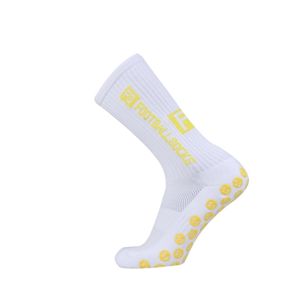Football Socks Running Socks Anti Slip With Rubber Pad For Men / Women Professional Competition yellow