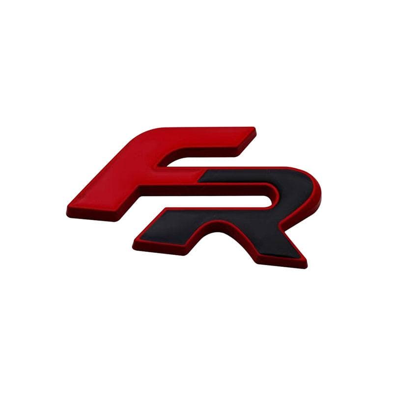 Metal 3D FR Car Front Grill Badge Car Body Emblem Sticker Decal for Leon FR+ Cupra Ibiza Altea Exeo Formula Racing Styling Car Accessories 4# Badge Sticker
