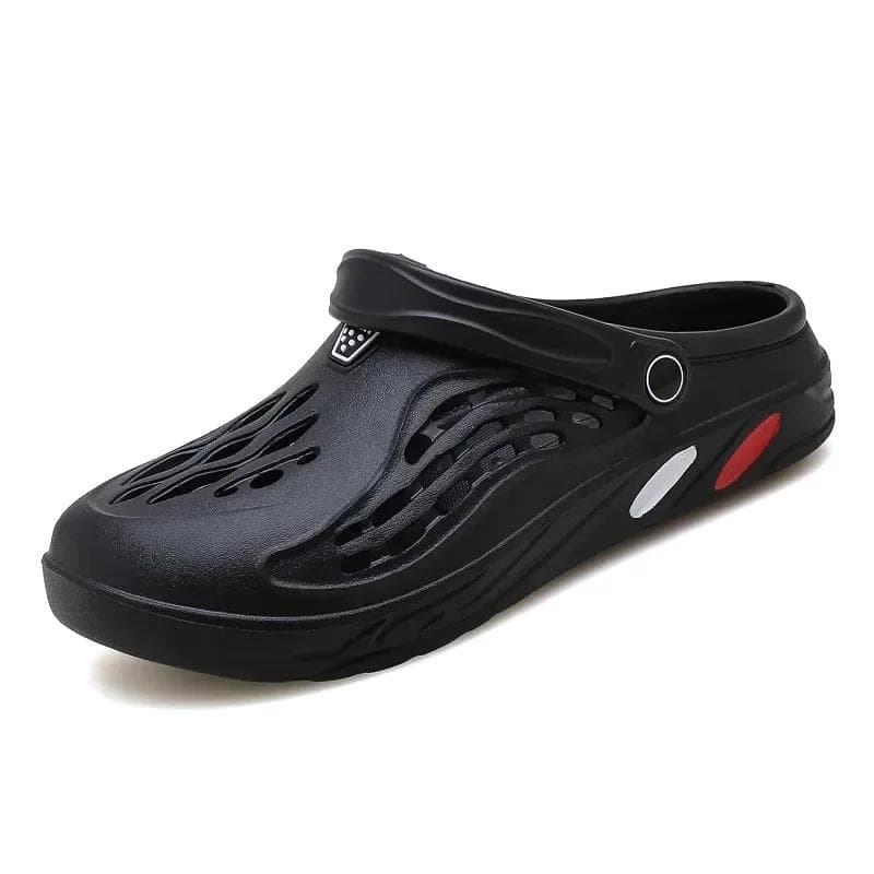 Slides Shoes for Men 2024 Flip Flop Original Brands Shoes Men's Genuine Leather Sandals Adult Men's Sandal Brand Slippers Luxury 43