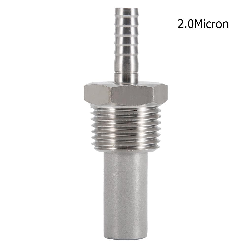1/2  MPT Oxygen Stone 1/4   Barb Inline Carbonation Aeration Homebrew Stone(2 Micron)
