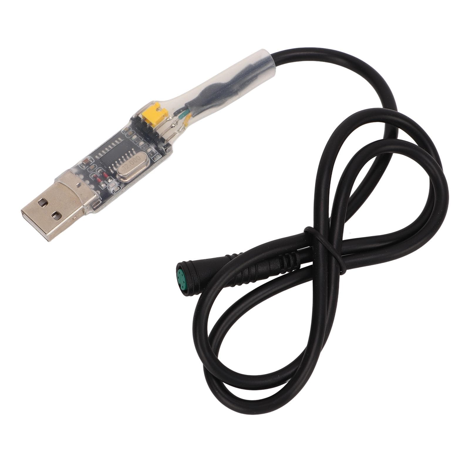 Electric Bike USB Programming Cable Plastic 5pin Female USB2.0 Plug Mid Drive Motor Programming