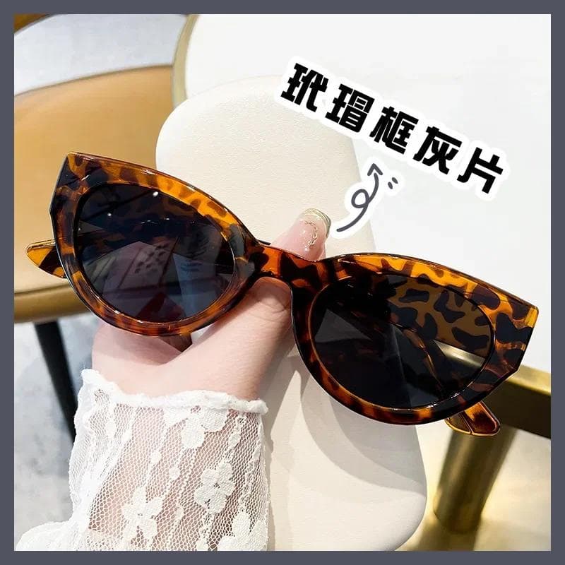 New Arrival Cat Eye Sunglasses Women Vintage Oval Sun Glasses Female Summer Travel Eyewear Shades Fashion