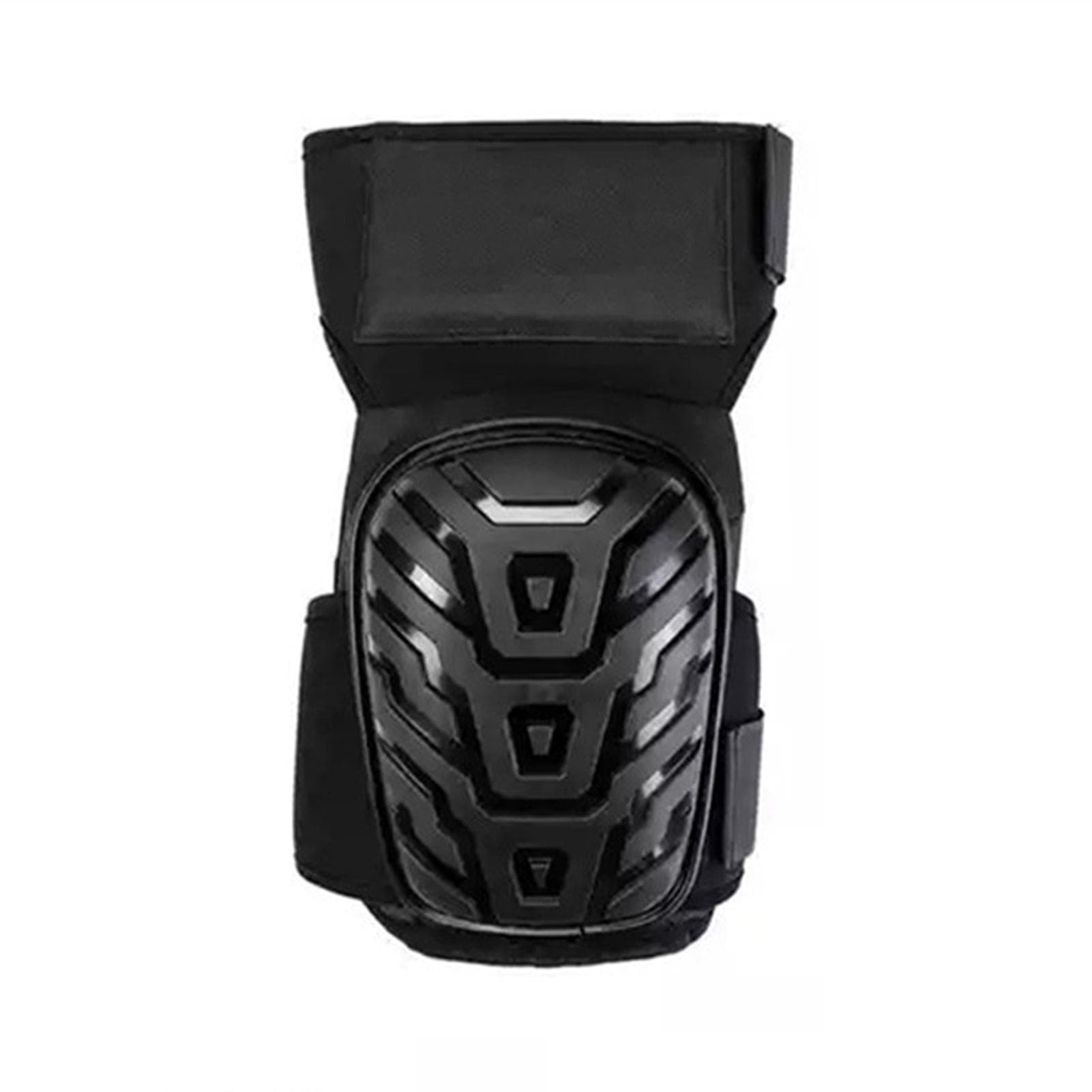 1-Pair Professional Gel Knee Pads Wear Resistance Anti-slip for Working on Concrete Hardwood Floors black