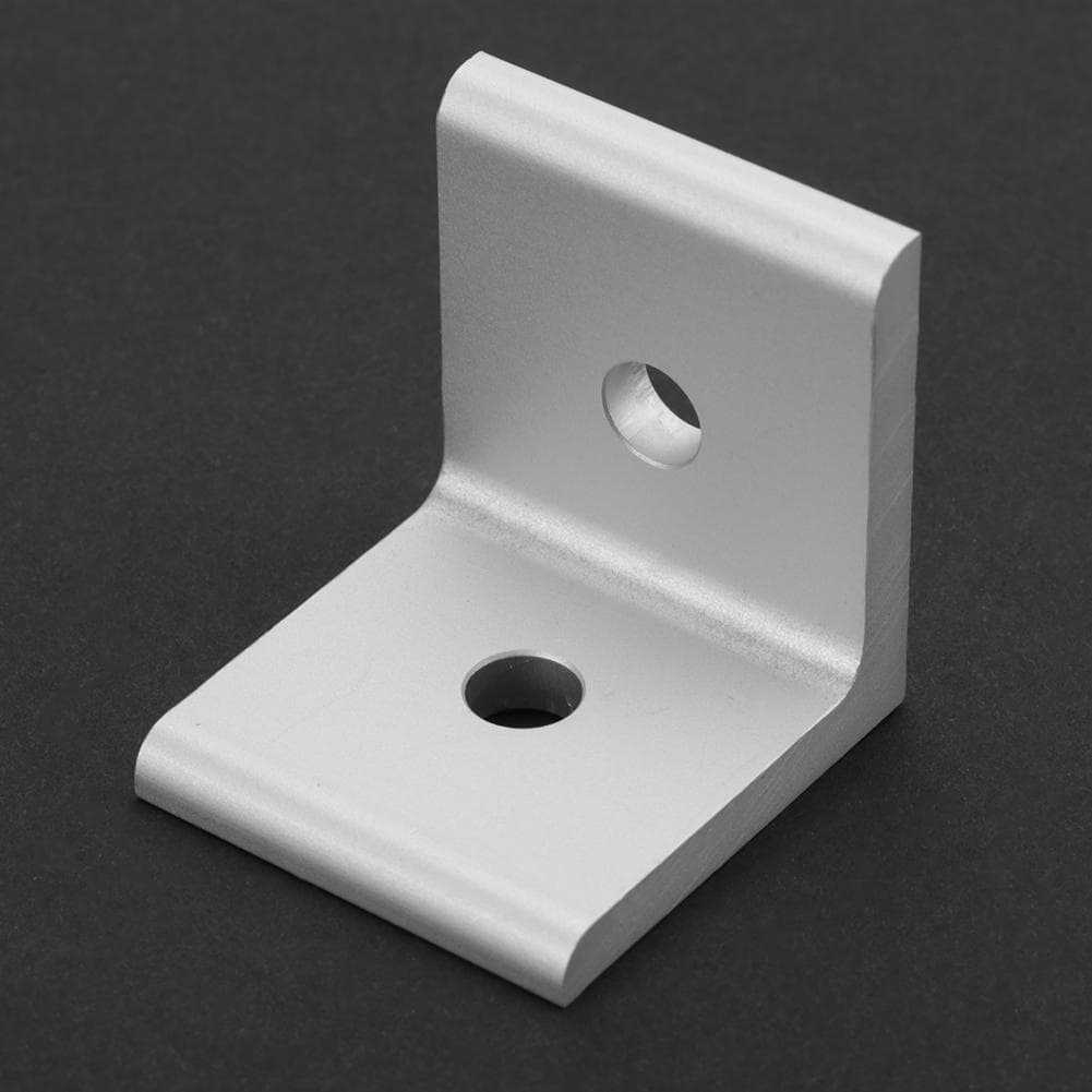 4pcs Connector Corner Angle Bracket Connection Joint Aluminum Profile (White 3030)