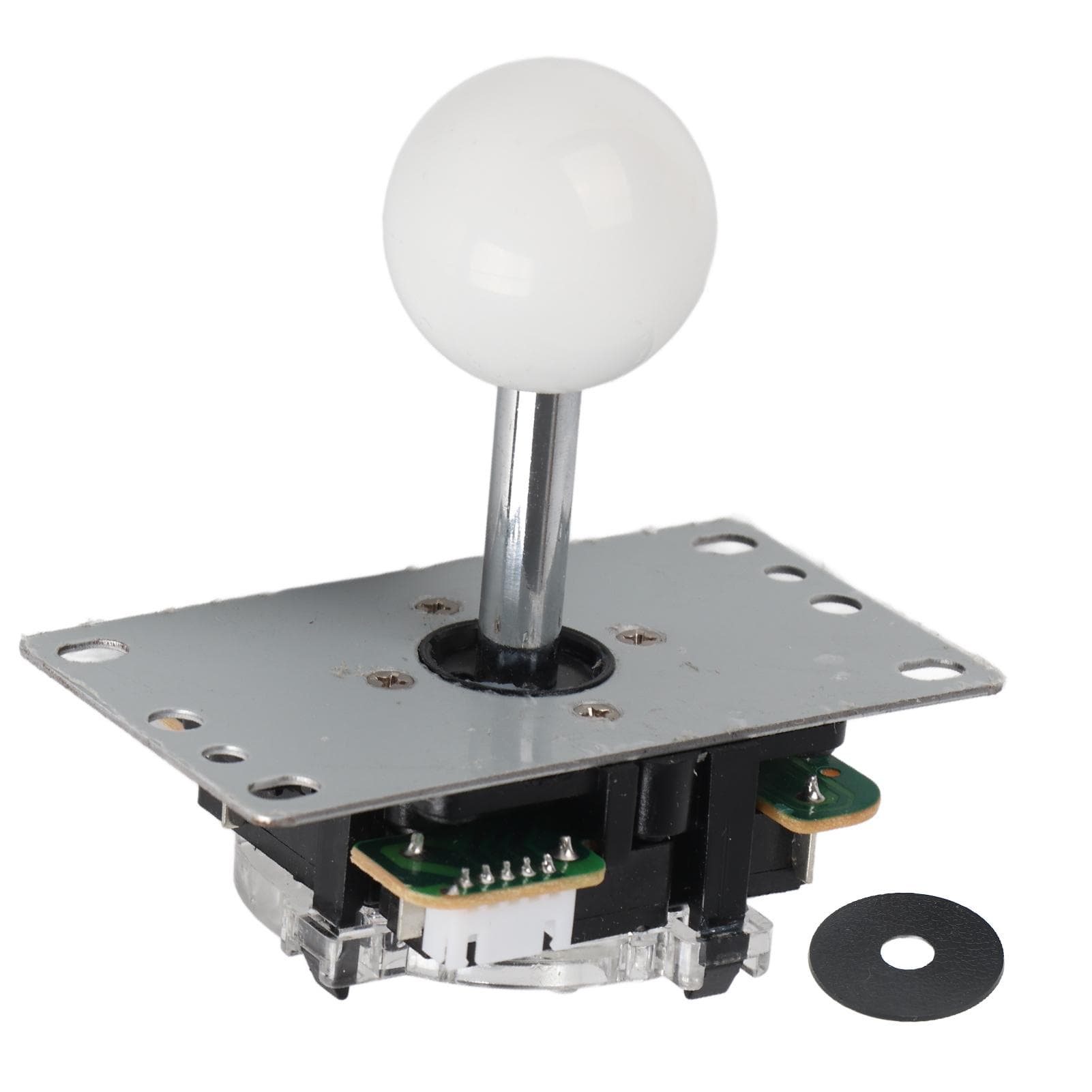 Arcade Joystick Gamepad DIY Joystick Arcade Game Fighting Stick Replacement Parts Pin Circuit Board white