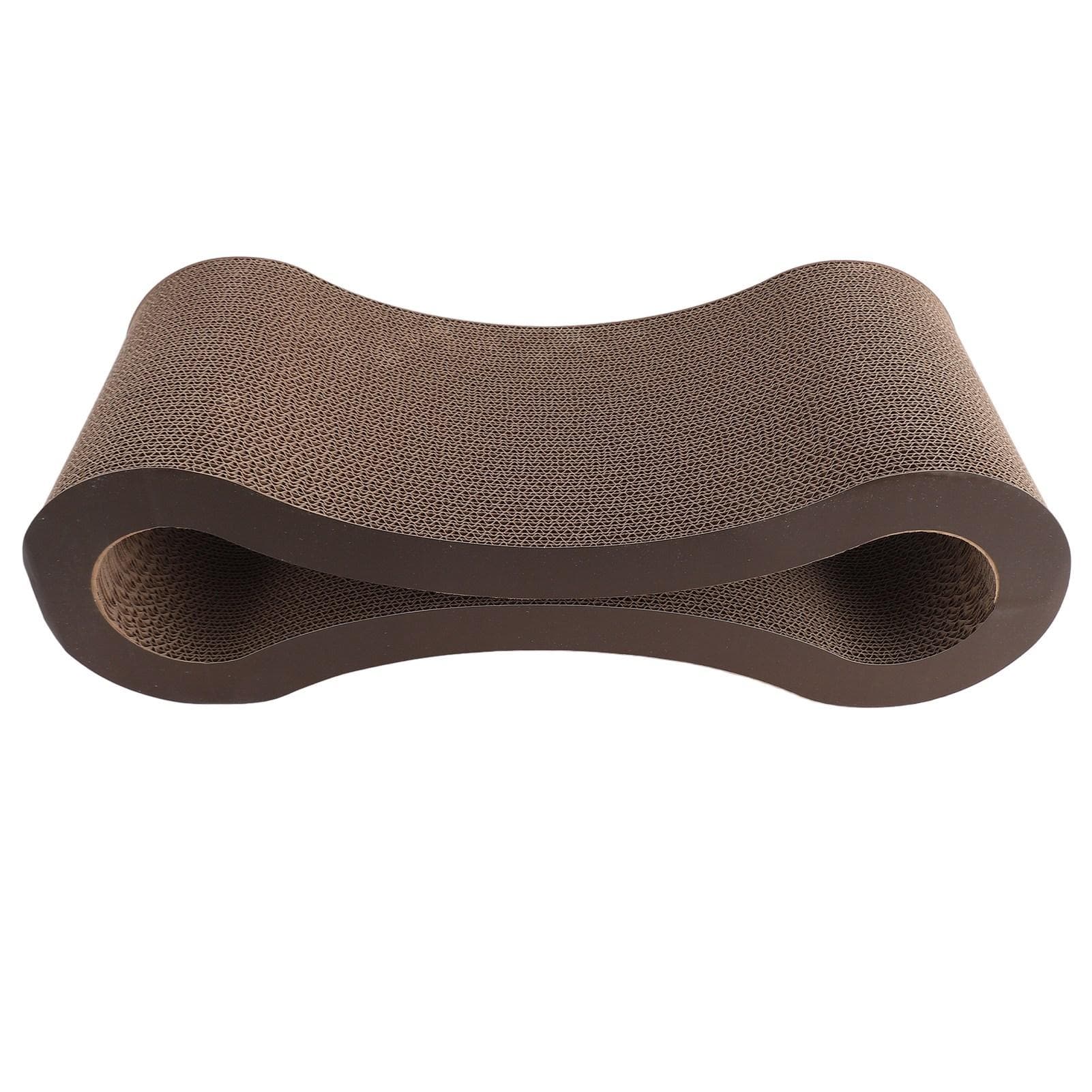 Cat Scratcher Lounge Protecting Furniture Corrugated Cat Scratching Cardboard Bed Extra Thick coffee