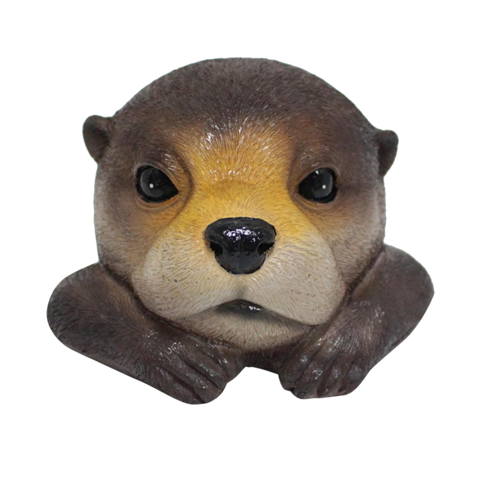 Floating Otter Decor Outdoor Pond Ornaments Waterproof Resin Realistic Decorative Floating Animal