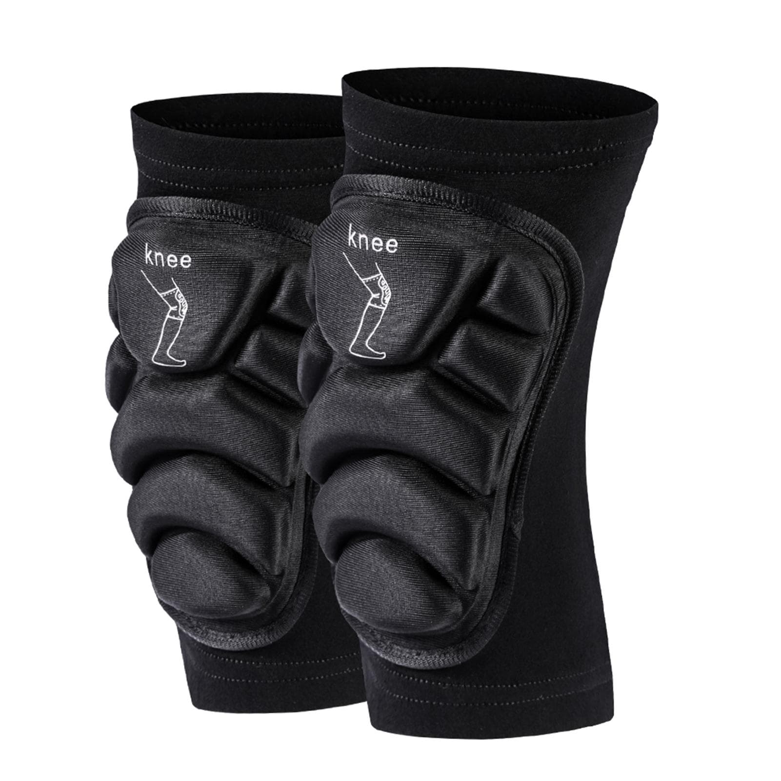 Outdoor Sports Protective Knee Pads Collision Avoidance Knee Sleeves Guards for Skating Skiing XL