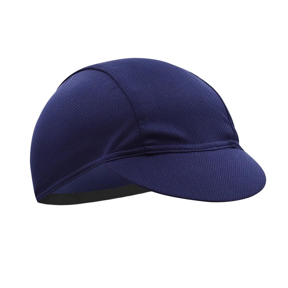 Summer Cycling Caps Sun protection Quick Dry Outdoor Breathable Bike Hat Mesh Fabric Bicycle Elastic Cap dark blue