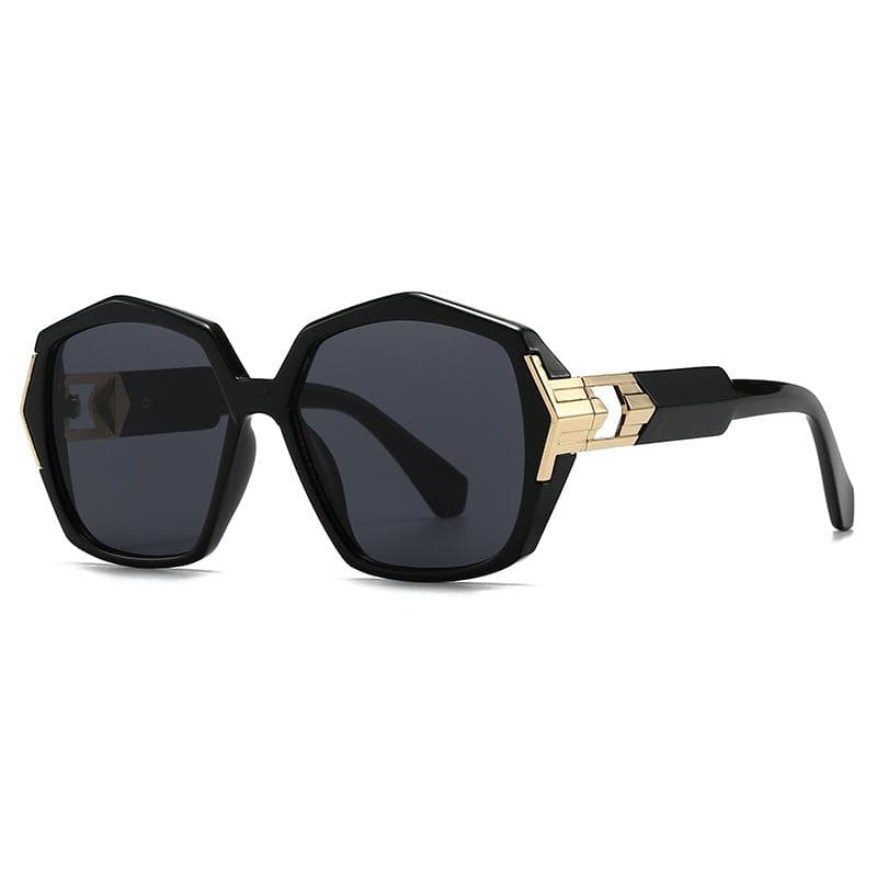New Modern Retro Garden Frame Sunglasses Ins Style Street Shooting Polygon Lh278 Cross-Border Export
