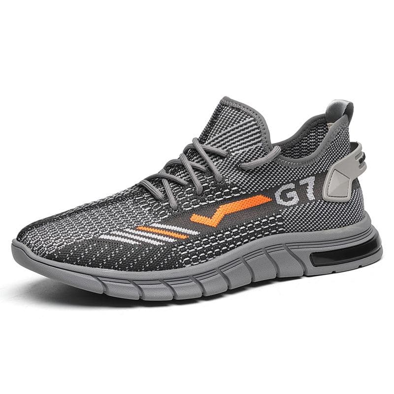 Flying Weaving Sports Men's Shoes Summer Breathable Casual Shoes New Trend Mesh Coconut Shoes Men's Running Shoes 43