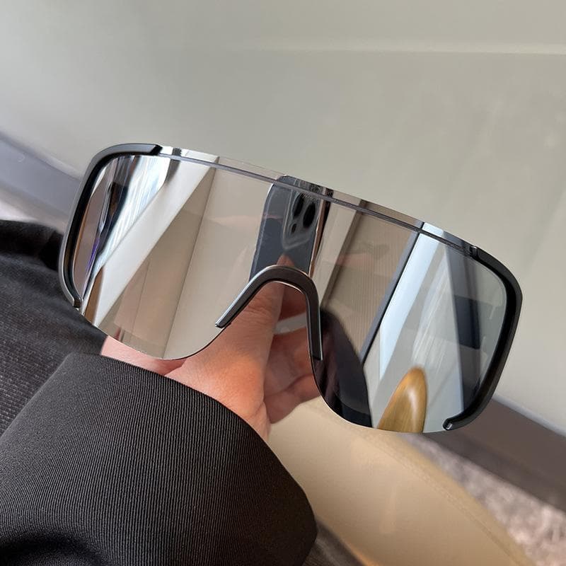 New Y2K Cycling Sunglasses Windproof Retro Reflective Lens for Men Women Road Riding Sport Glasses MULTI
