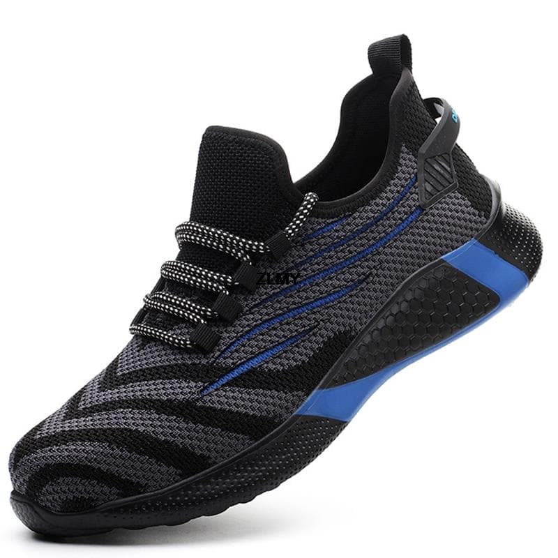 Breathable Safety Shoes Men Women Steel Toe Work Shoes Puncture Proof Work Safety Boots Light Anti-smash Sneaker New Man Fashion 39