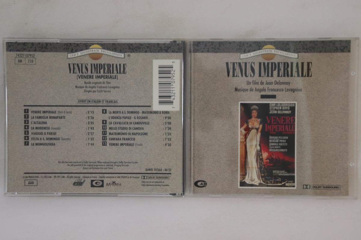 CD VENERE IMPERIALE - Venus Imperiale 74321107952 BMG 1991 Non Japan Soundtracks & Musicals Used