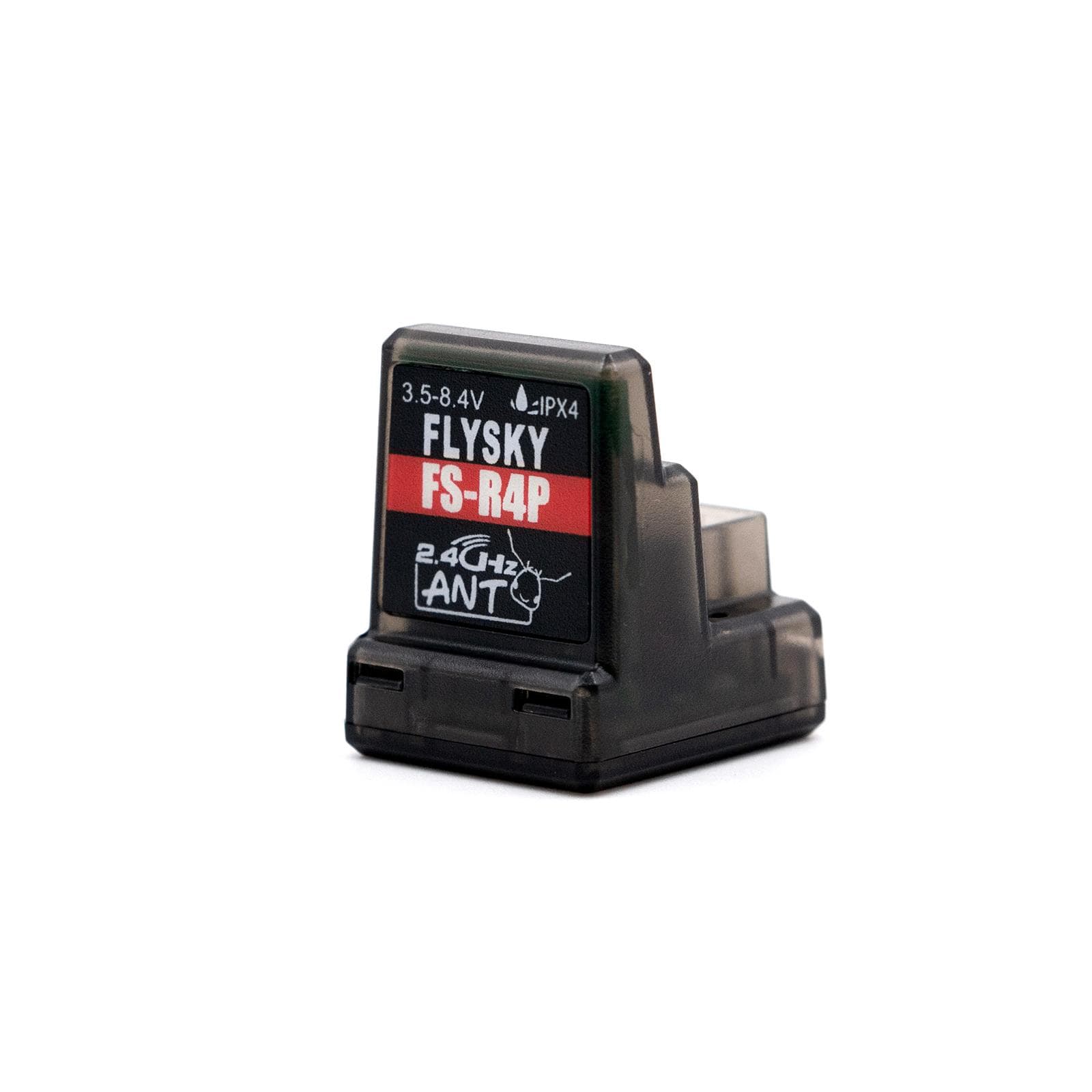 FLYSKY FS-R4P Receiver 2.4GHz 4 Channels Receiver with Single Antenna PWM Output for Transmitters black