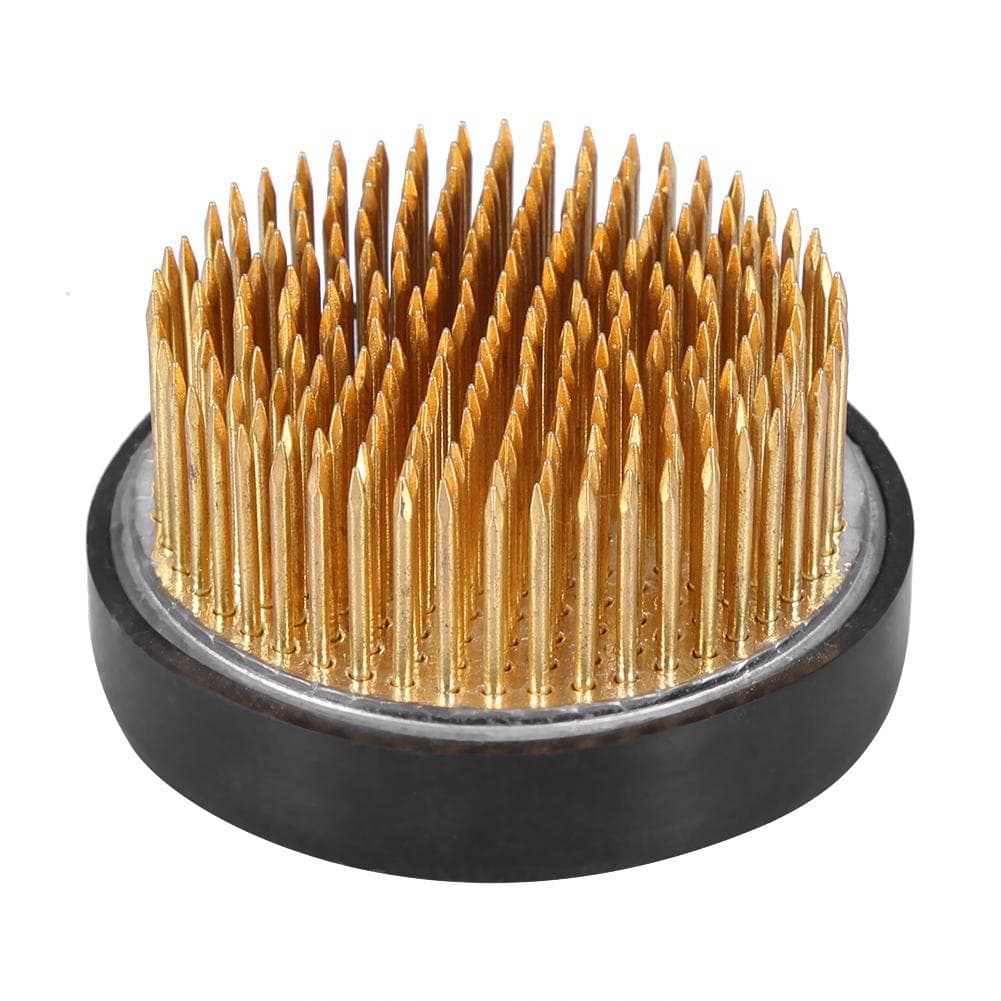 Round Flower Arrangement Pin Ikebana Kenzan Flower Decoration Fixed Arranging Tool (Dia. 6cm)
