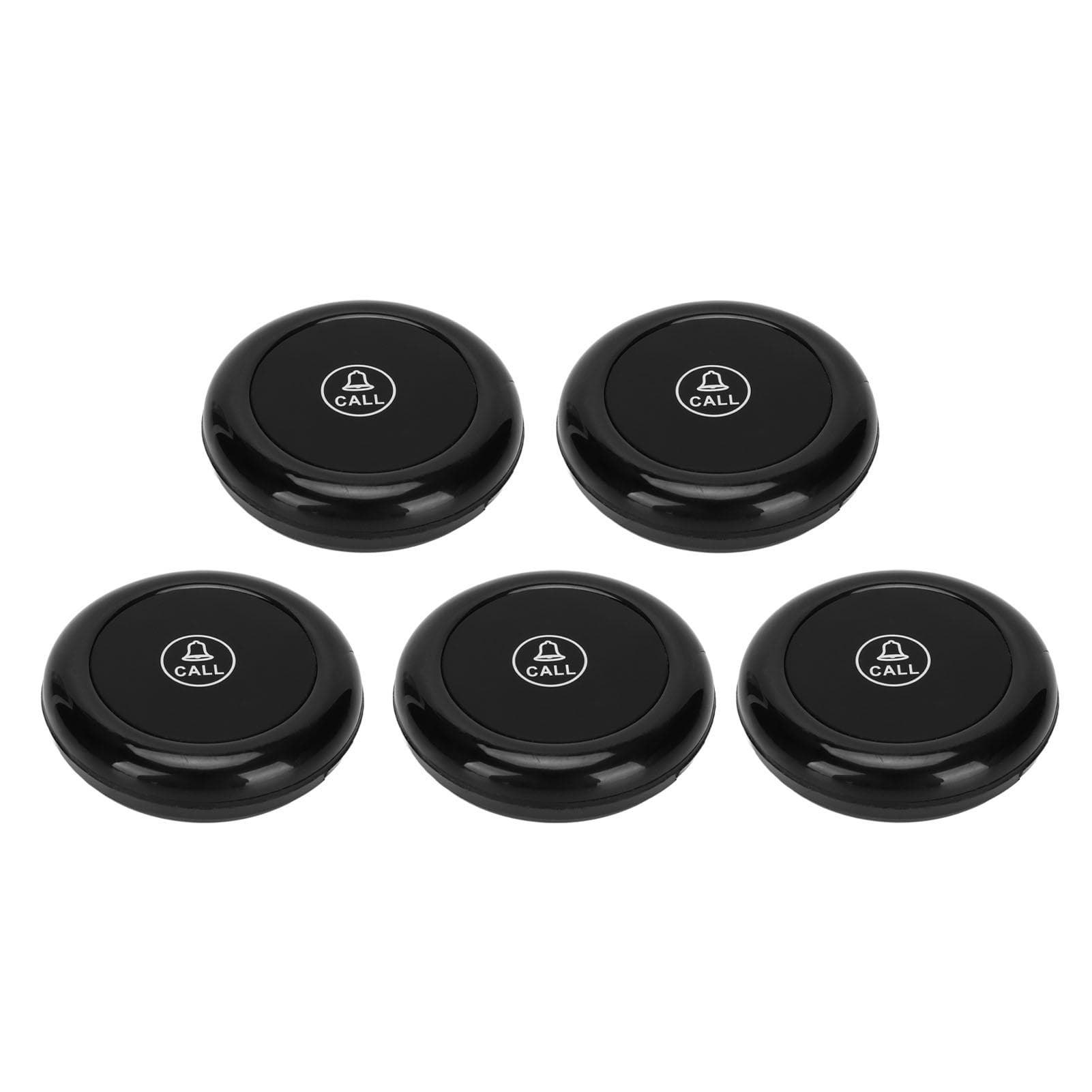 5pcs Wireless SOS Call Button 433MHZ Caregiver Pager Call Button for Home Clinic Restaurant Cafe