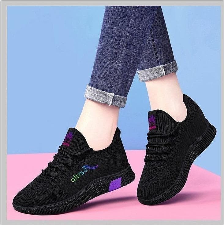 Women's Casual Shoes Non-slip Soft-soled Comfortable Shoes Long-standing Sports Shoes 40 purple